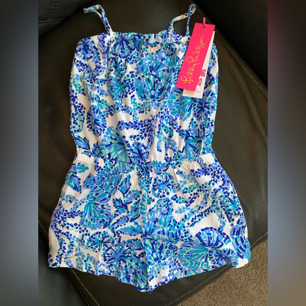 Lilly Pulitzer small girls romper nwt size 4-5